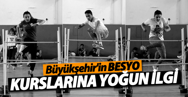 Büyükşehir'in BESYO kurslarına yoğun ilgi