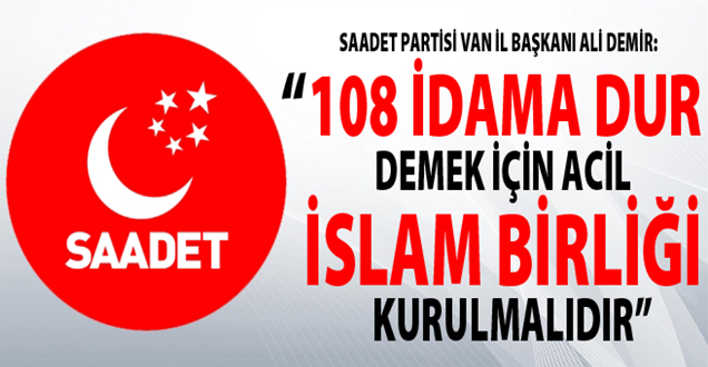 Saadet Partisi'nden Sisi'ye Tepki!