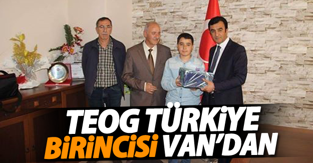 TEOG Türkiye Birincisi Van'dan