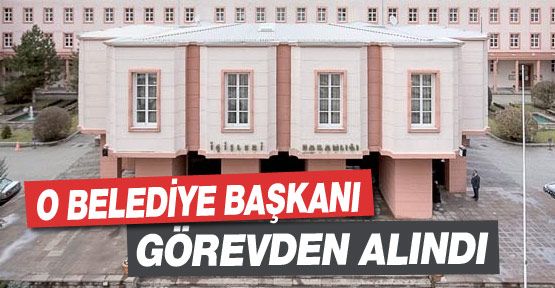 DBP'li belediye başkanı görevden alındı