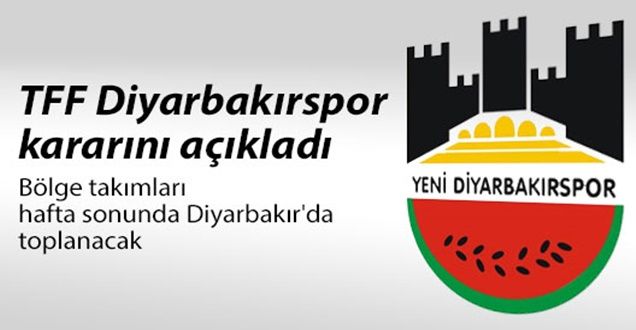 TFF Yeni Diyarbakırspor kararını açıkladı!