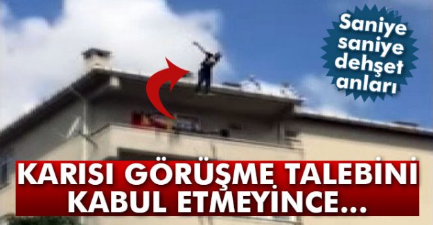 Çerkezköy'de dehşet anları!6. kattan kendini boşluğa bıraktı