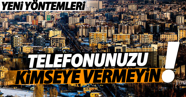 Van’da torbacılardan yeni yöntem