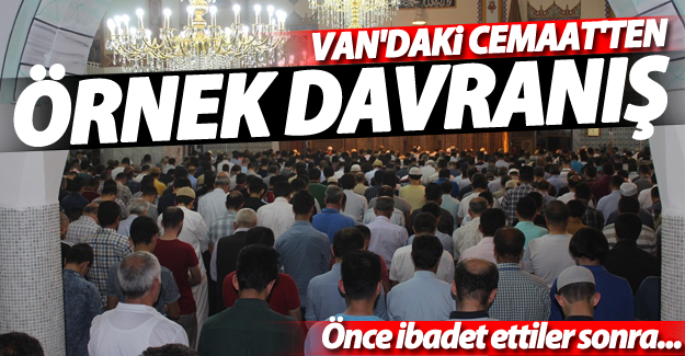 Önce İbadet Ettiler Sonra Kan Bağışında Bulundular