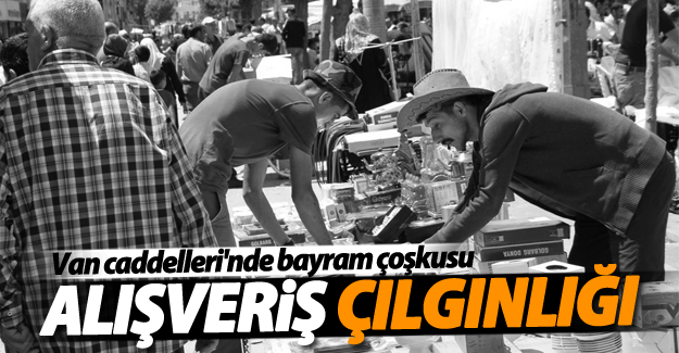 Van’da bayram alışverişi