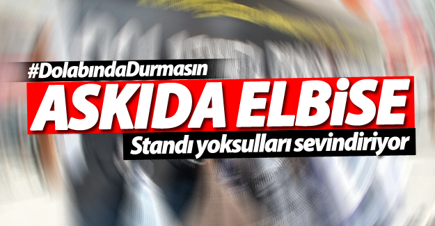 Van'da, Askıda elbise standı yoksulları sevindiriyor