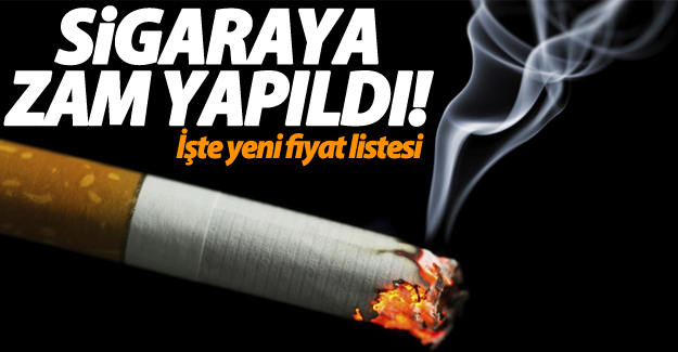 Sigaraya zam! Yeni fiyatlar açıklandı... Marlboro kaç lira oldu pmaktif 2016