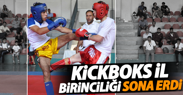 Van’da kickboks il birinciliği sona erdi