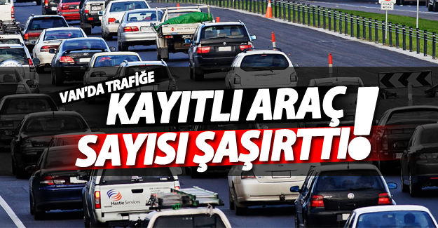 Van'da trafiğe kayıtlı araç sayısı açıklandı! İşte kayıtlı araç sayısı