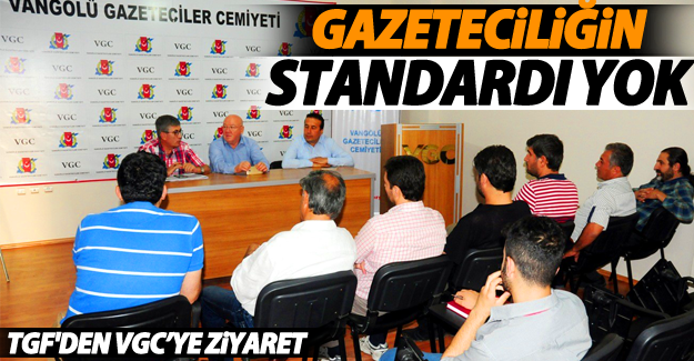 Türkiye Gazeteciler Konfederasyonu’ndan VGC’ye ziyaret