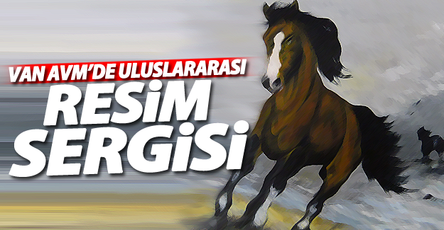 VAN AVM’de uluslararası resim sergisi heyecanı