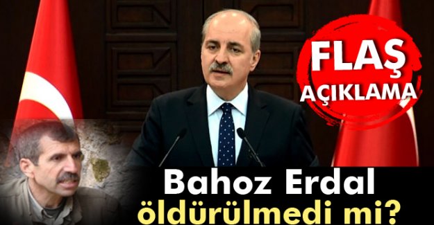 Kurtulmuş'tan, Bahoz Erdal açıklaması