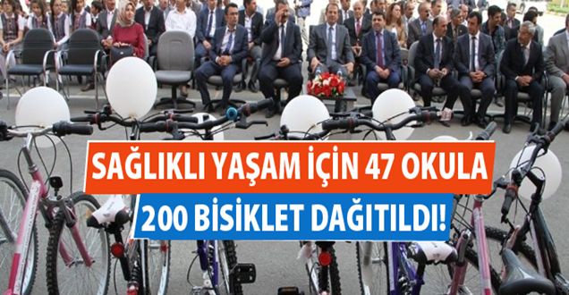 Van’da 47 Okula 200 Bisiklet Dağıtıldı!