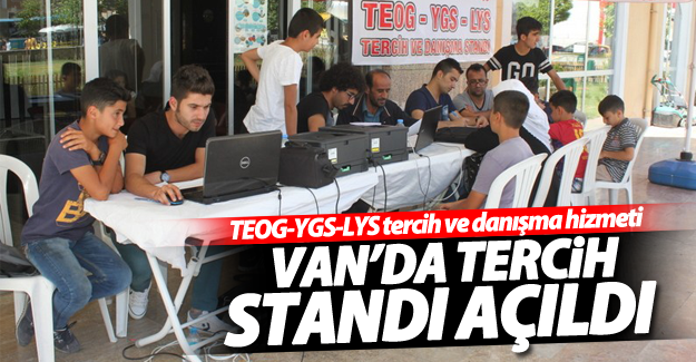 Liselere yerleştirme için tercih stantları açıldı