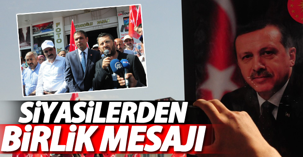 Vanlı siyasilerden birlik mesajı