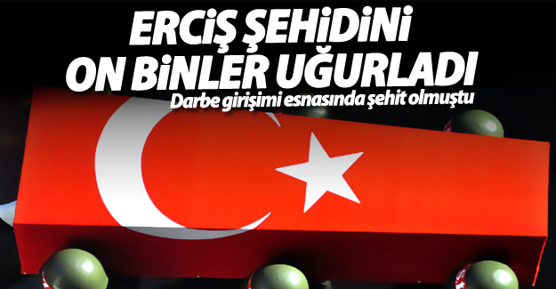 Şehit Özel Harekat polisini Van'da 5 bin kişi uğurladı