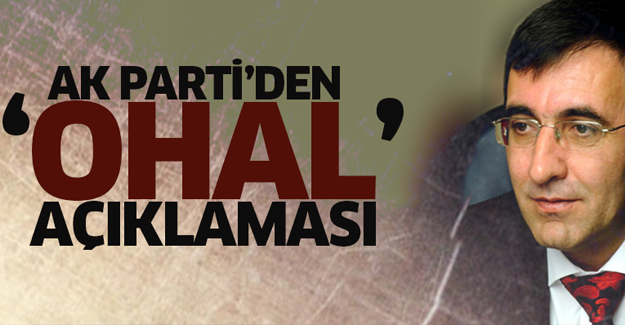 AK Parti'den 'OHAL' açıklaması