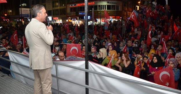 ASP İl Müdürlüğü personelleri demokrasi nöbetinde