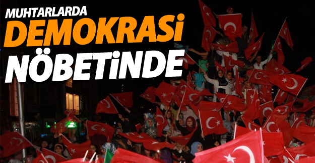 Van’da demokrasi nöbeti büyük bir coşkuyla devam ediyor