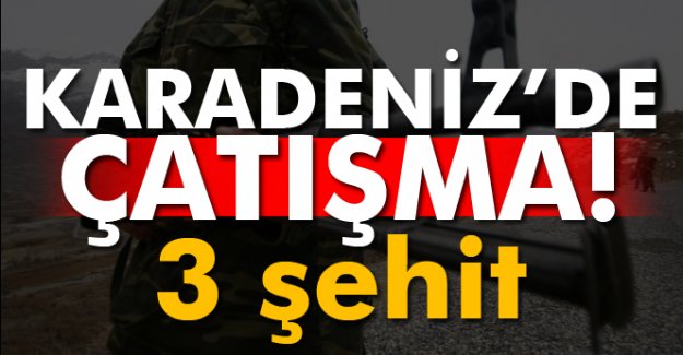 Ordu'da çatışma: 3 şehit, 2 yaralı