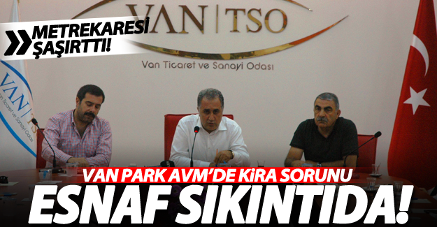 Van Park AVM esnafı sıkıntıda