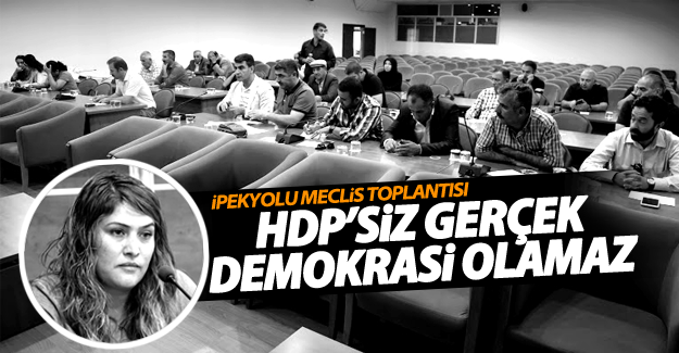 İpekyolu meclis toplantısı ‘HDP’siz gerçek demokrasi olamaz’‏