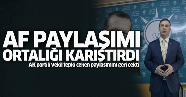 AK Partili vekilin KHK paylaşımı ortalığı karıştırdı