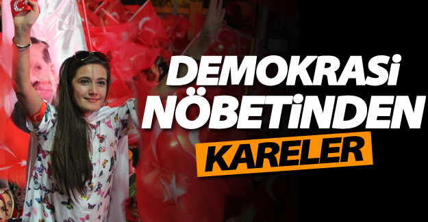 Van’da demokrasi nöbetinden kareler
