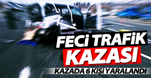Van'da trafik kazası; 6 kişi yaralandı