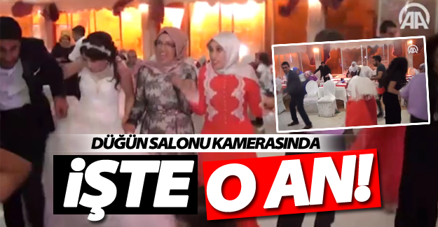 Van'daki patlama düğün salonu kamerasına böyle yansıdı