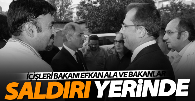 İçişleri Bakanı Efkan Ala ve Bakanlar Van'da