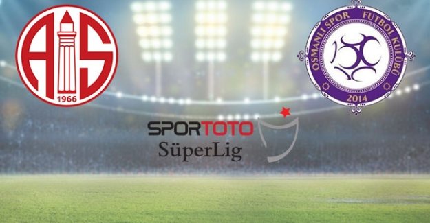 Antalyaspor Osmanlıspor maçı kaç kaç canlı anlatım radyo dinle!