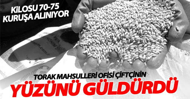 TMO çiftçinin yüzünü güldürdü
