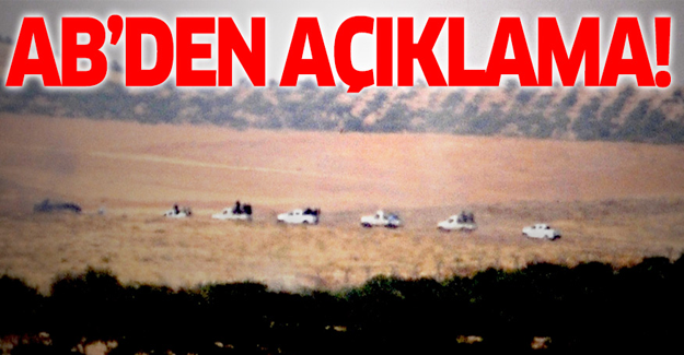 AB'den Fırat Kalkanı Operasyonu açıklaması