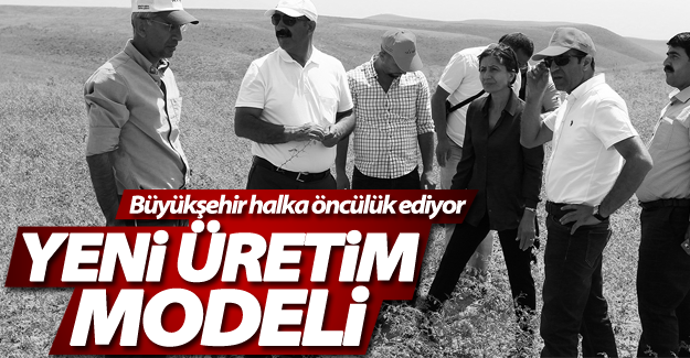 Van Büyükşehir Belediyesi toprağa dayalı tarımda halka öncülük ediyor