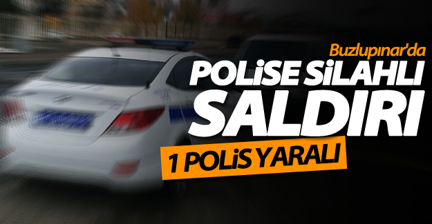 SON DAKİKA! Buzlupınar'da Van'a gelen polis aracına silahlı saldırı