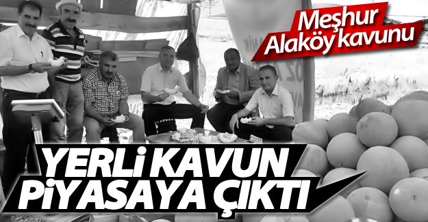 Van’ın yerli kavunu piyasaya çıktı