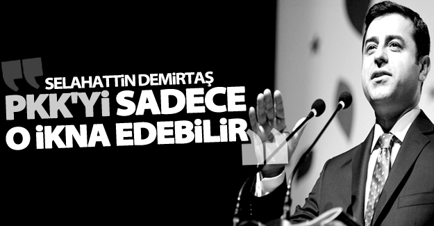 Selahattin Demirtaş'tan PKK çıkışı