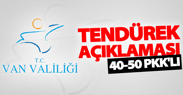 Van Valiliği'nden Tendürek'le ilgili yeni açıklama