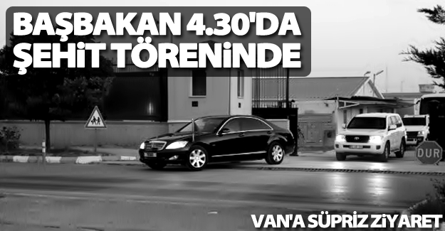 Başbakan Binali Yıldırım Van'da