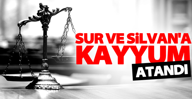 'Sur ve Silvan belediyelerine kayyum atandı'