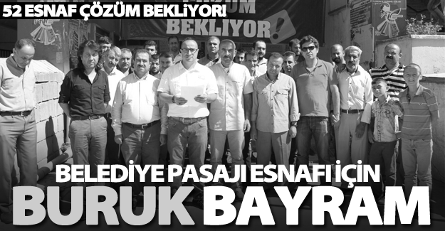 Belediye pasajı esnafı bayramı buruk karşılıyor