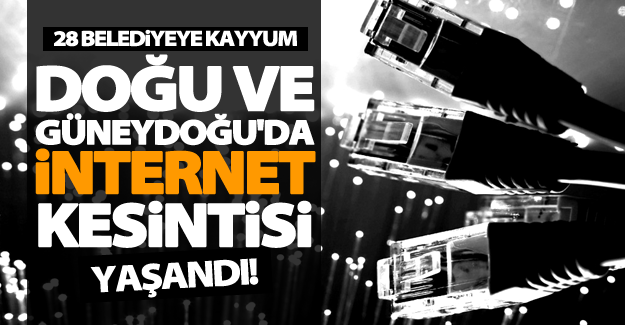 Kayyum ataması sonrası bölgede internet kesildi!