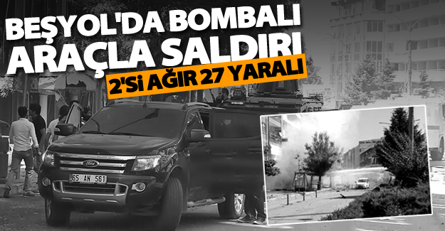 Van'da Beşyol civarında şiddetli patlama