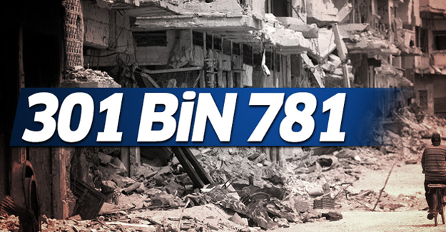 Suriye'de 5 yılın bilançocu: 301 bin 781 ölü