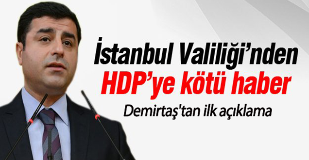 Demirtaş’tan Kazlıçeşme mitingi için ilk açıklama!