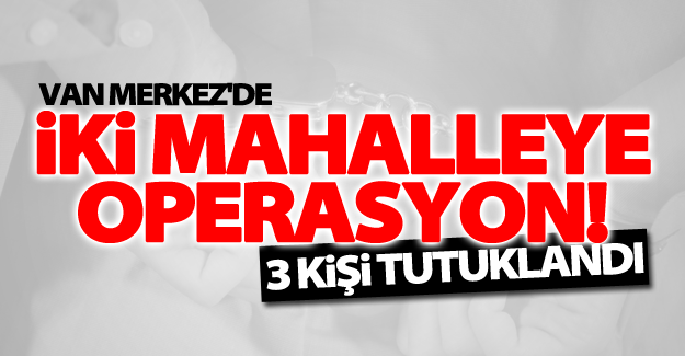 Van'da çaldıkları araçları yakan 3 kişi tutuklandı!