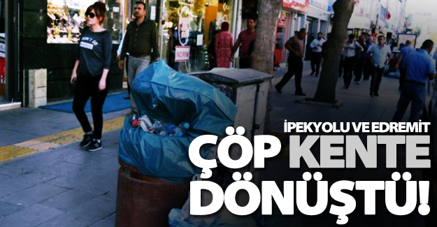 Van çöp kente dönüştü