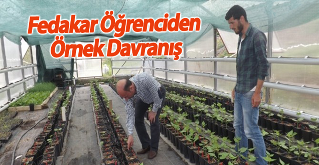 Fedakar Öğrenciden Örnek Davranış!