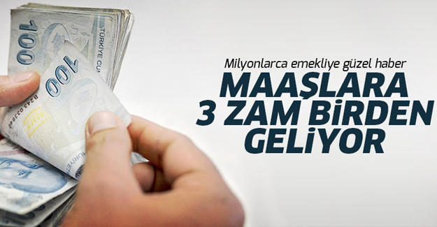 Milyonlarca emekliye güzel haber! 3 ayrı zam birden geliyor